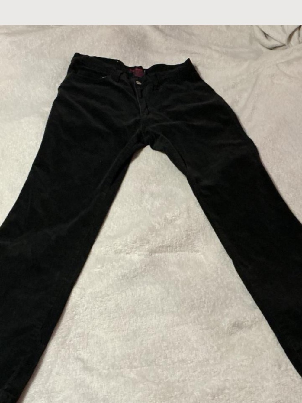 Black Nina Rossi jeans with embellished rhinestone pockets size 16
